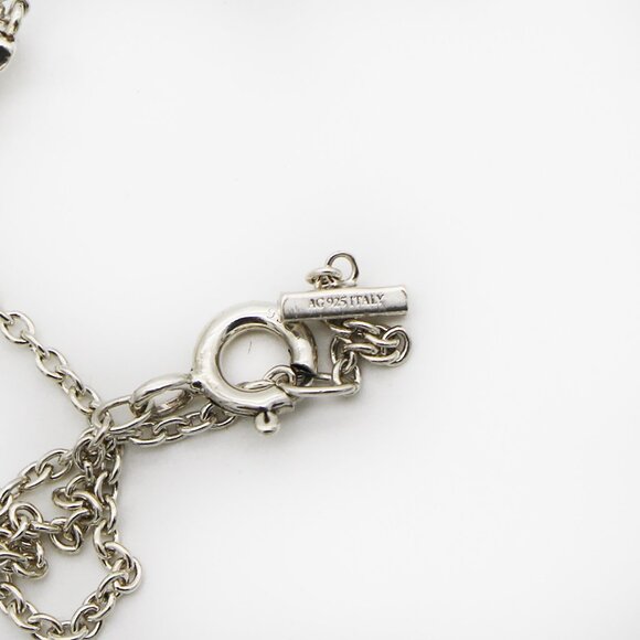 Tiffany & Co. 925 Silver T Smile bracelet. - Picture 4 of 4